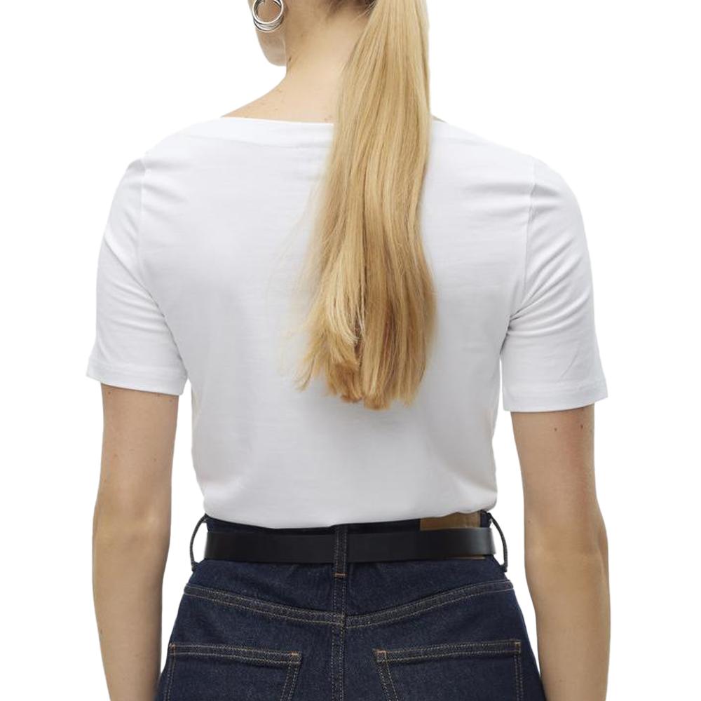 Vero Moda T-shirt Blanc Femme Vero Moda Panda