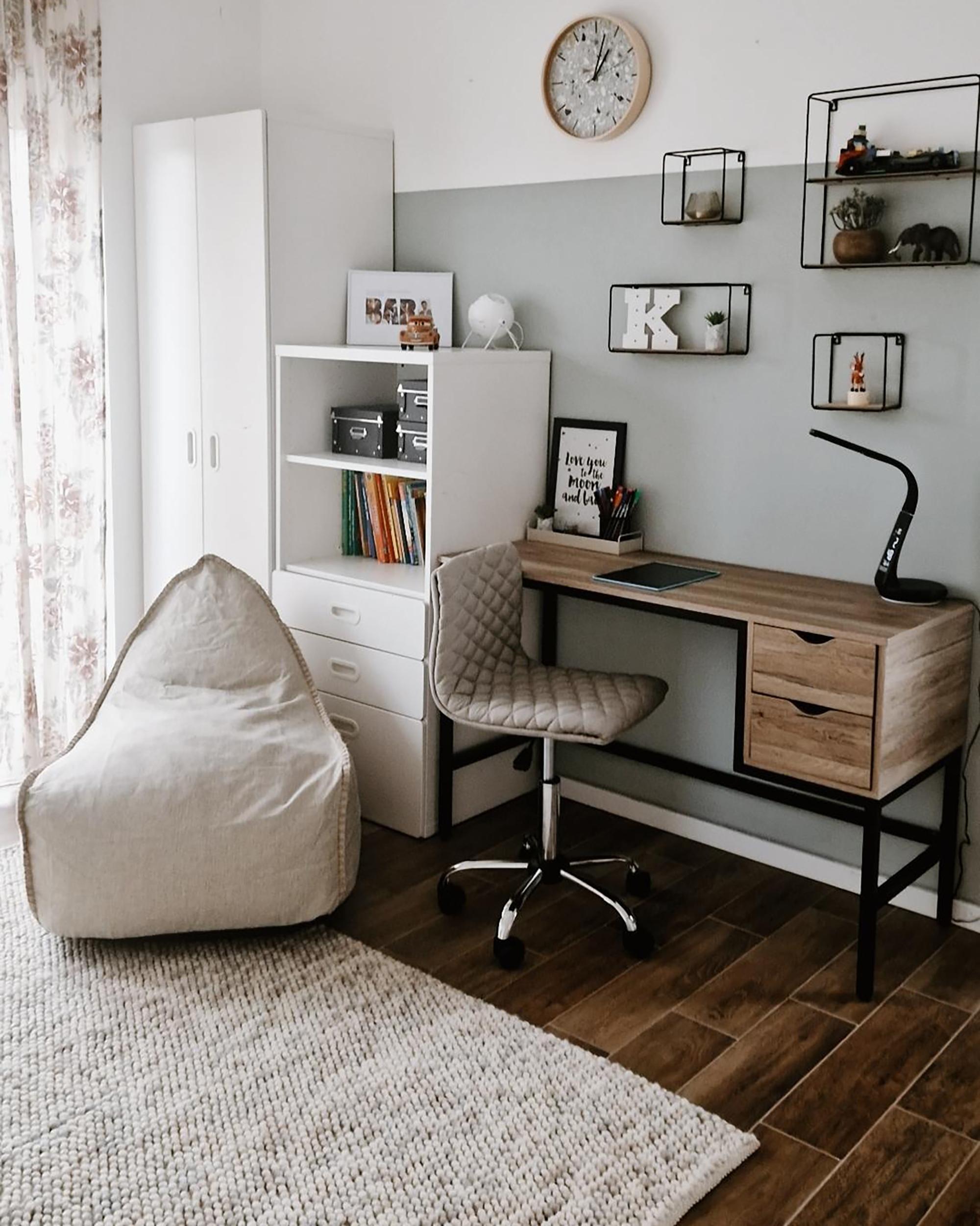 Bureau GRANT Lichtbruin 120 cm 48 cm met lades