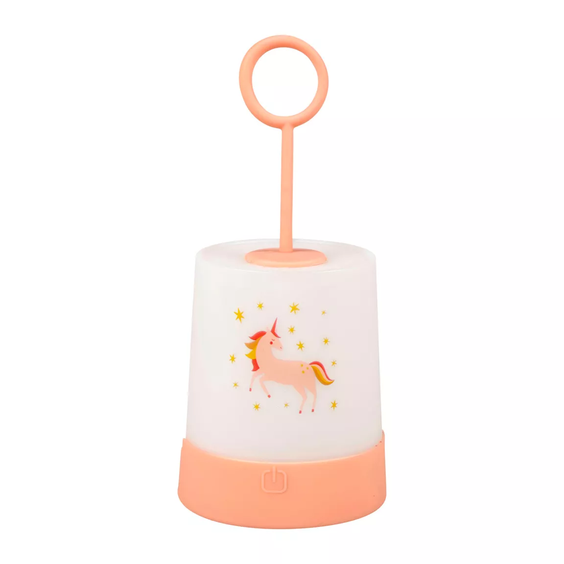 Veilleuse nomade enfant piles (18,8 cm) Licorne Rose