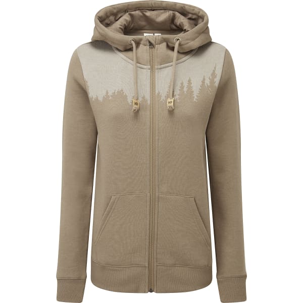 Sweatshirt TENTREE W JUNIPER ZIP HOODIE PINE BARK HEATHER