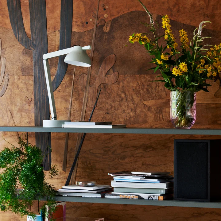 HAY - PC Double Arm LED Tischleuchte, soft black