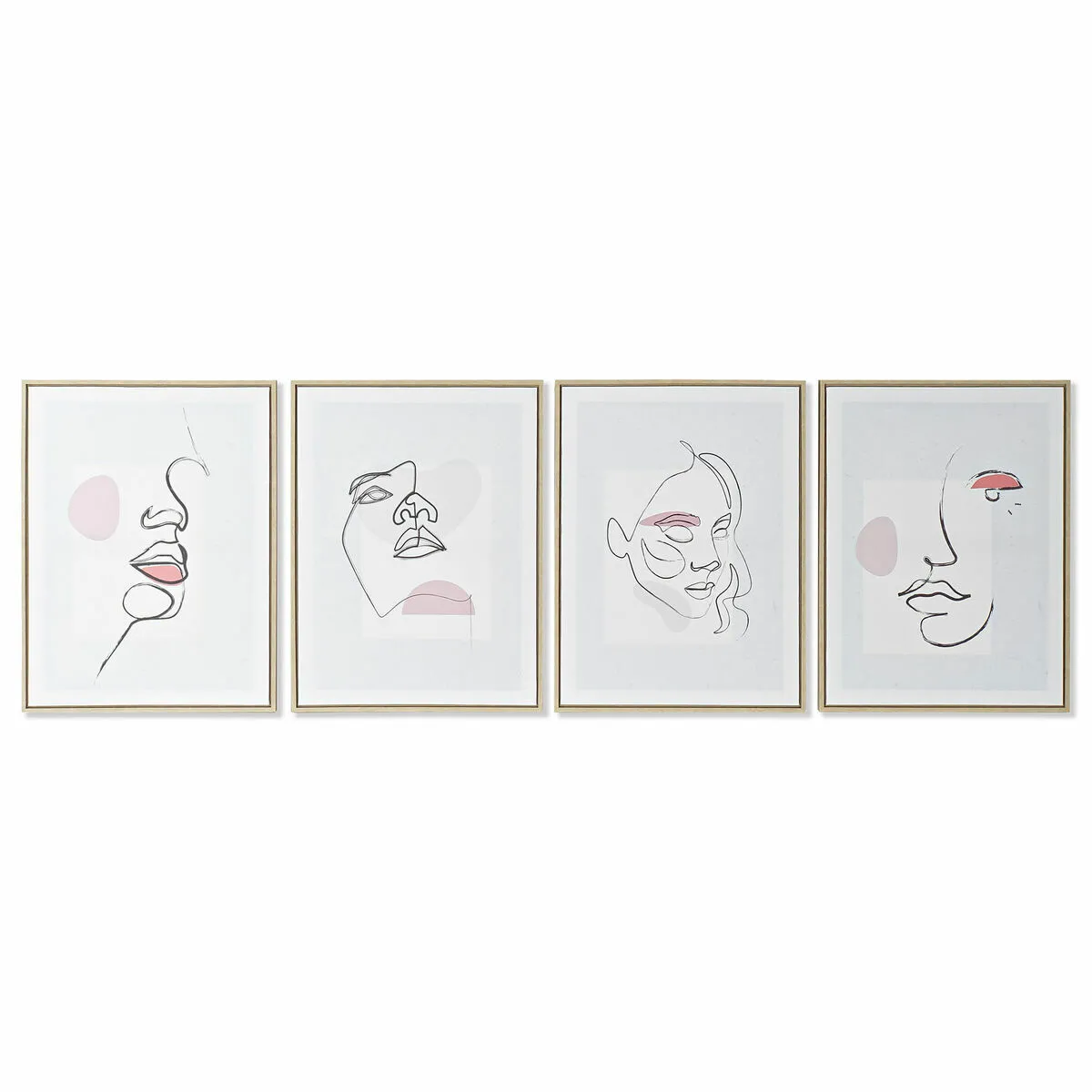 DKD Home Decor Visage Scandinave 45x60 cm