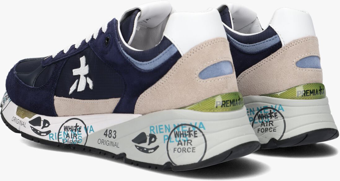 PREMIATA blauwe premiata lage sneakers mase