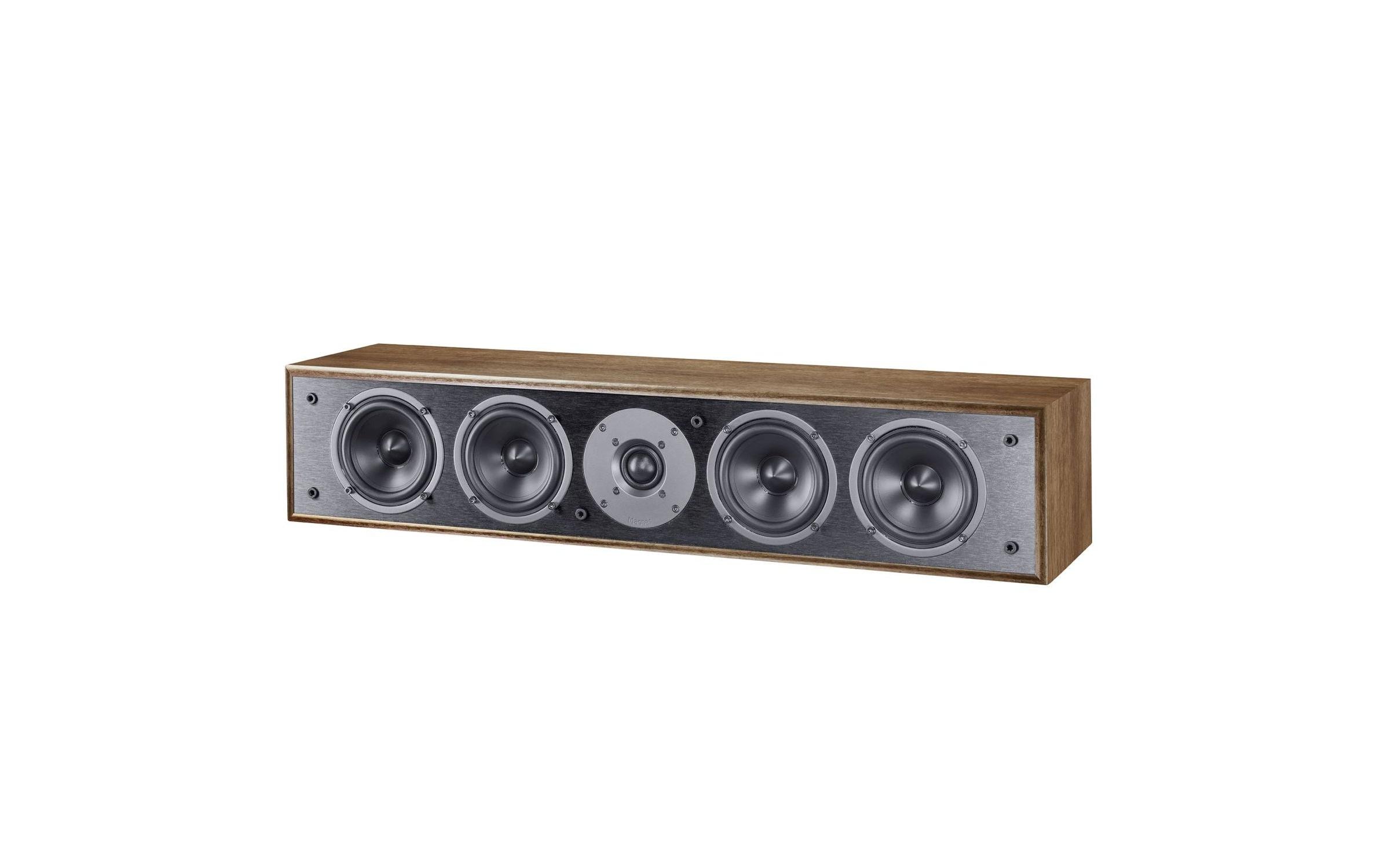 Center Lautsprecher Monitor S14C Walnuss<br>2.5-Wege Centerlautsprecher mit 4-fach Bass-Mitteltonbestückung