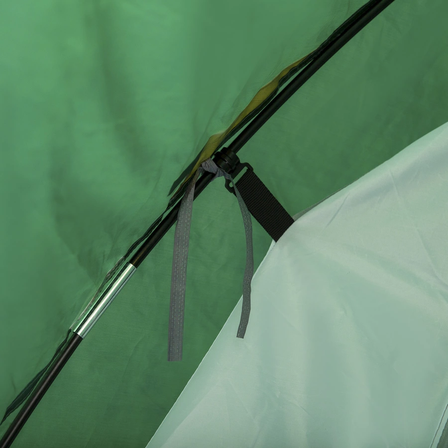 Outsunny Campingzelt für 3-4 Personen grün, gelb