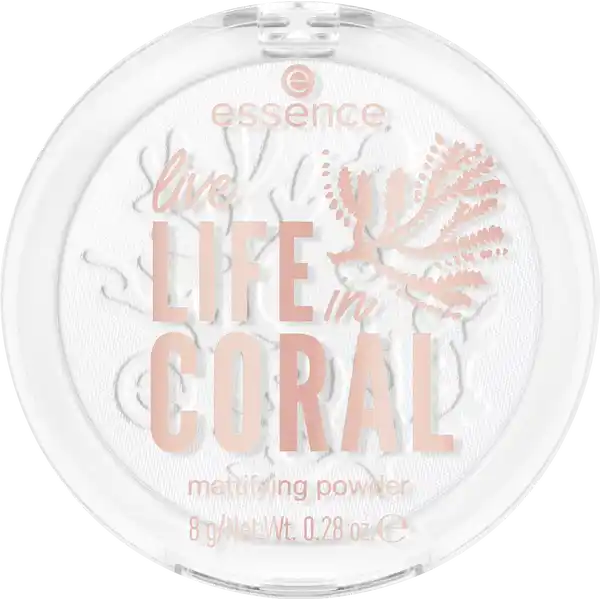 live LIFE in CORAL mattifying powder 01 Smilin' From Shore To Reef!