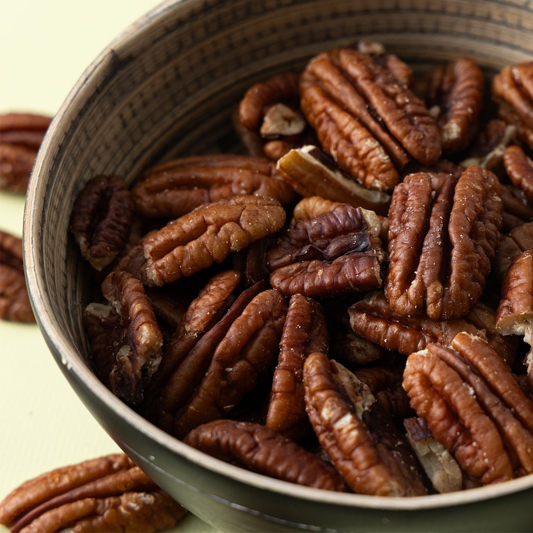 Pecannoten gebrand ongezouten (bio)