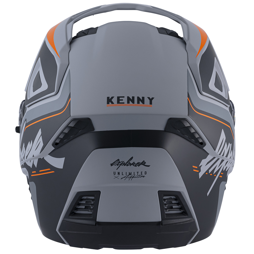 Kenny - Casque Explorer Graphic Gris / Noir / Orange