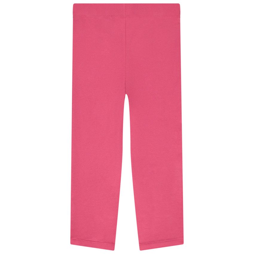 Corsaire uni avec boutons fleurs pour fille - Multicolore