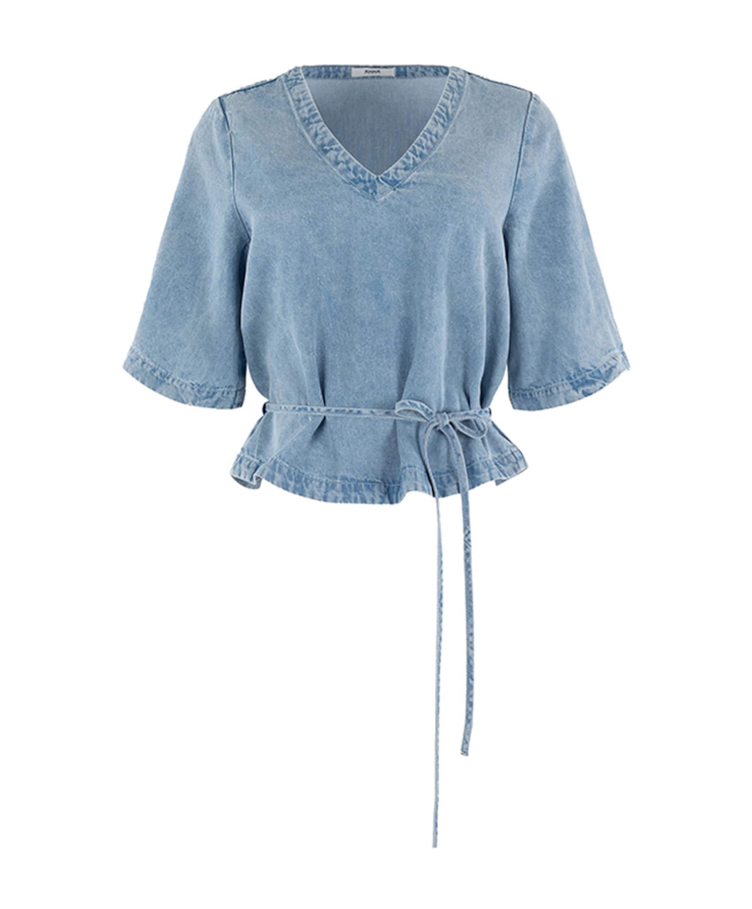 Anna Dames top blauw