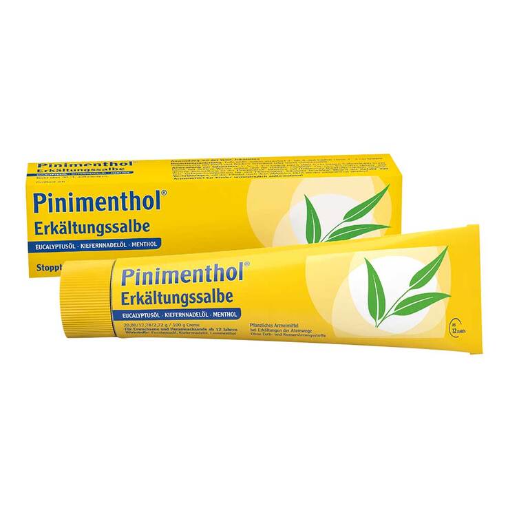 Pinimenthol® Erkältungssalbe Eucalyptusöl Kiefernnadelöl Menthol, 100 g