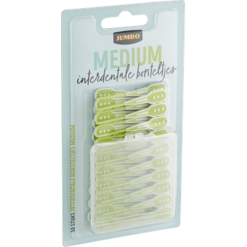 Jumbo Interdentale Borsteltjes Medium 50 Stuks