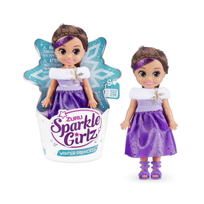 Sparkle Girlz - Modepuppe - Winterprinzessin - Cupcake - brünett