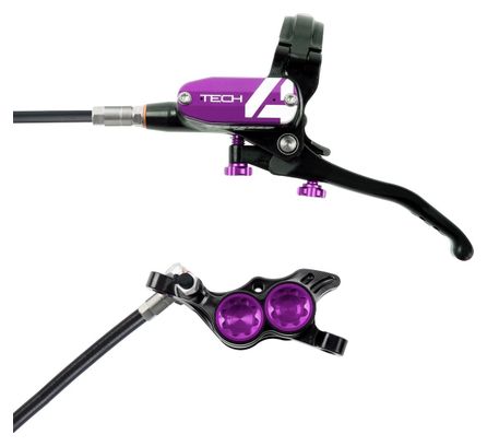 Frein Avant Hope Tech4 E4 Noir / Violet Durite Standard