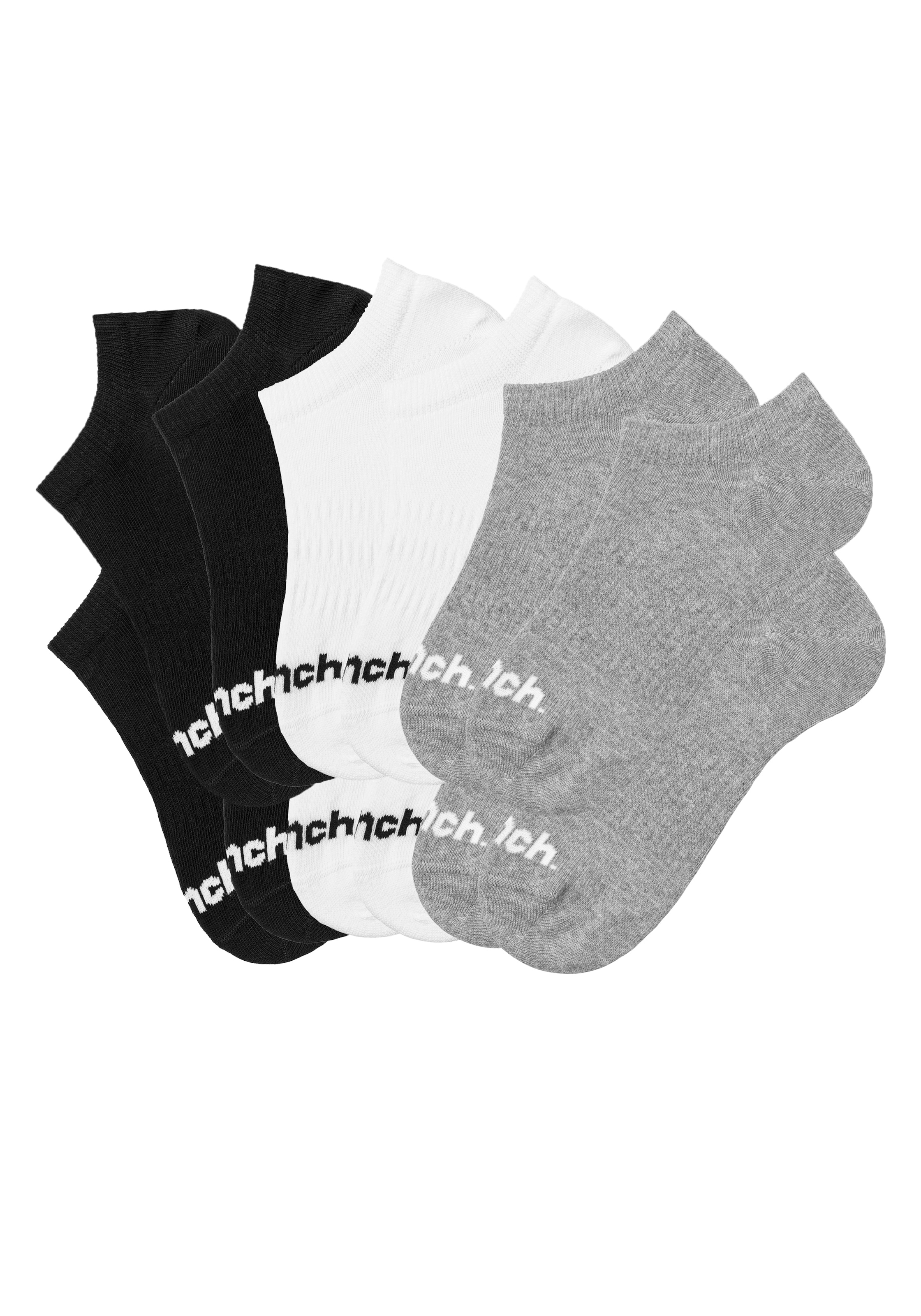 Bench. Sportsocken Packung, 12 Stk. tlg. Sneakersocken verschwinden im Schuh