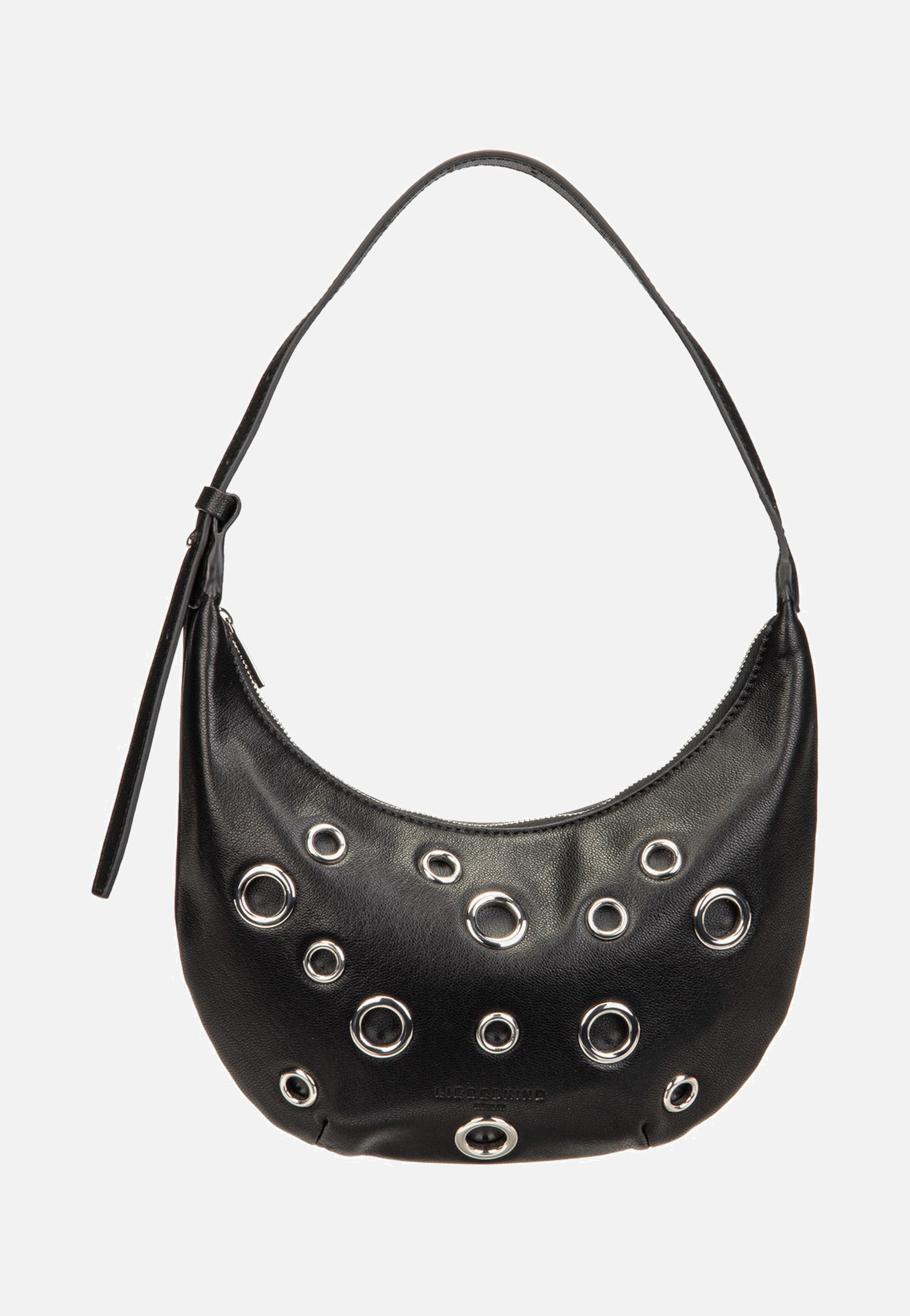Ryker Eylets Hobo XS Vintage Goat Black - Hobo Bag