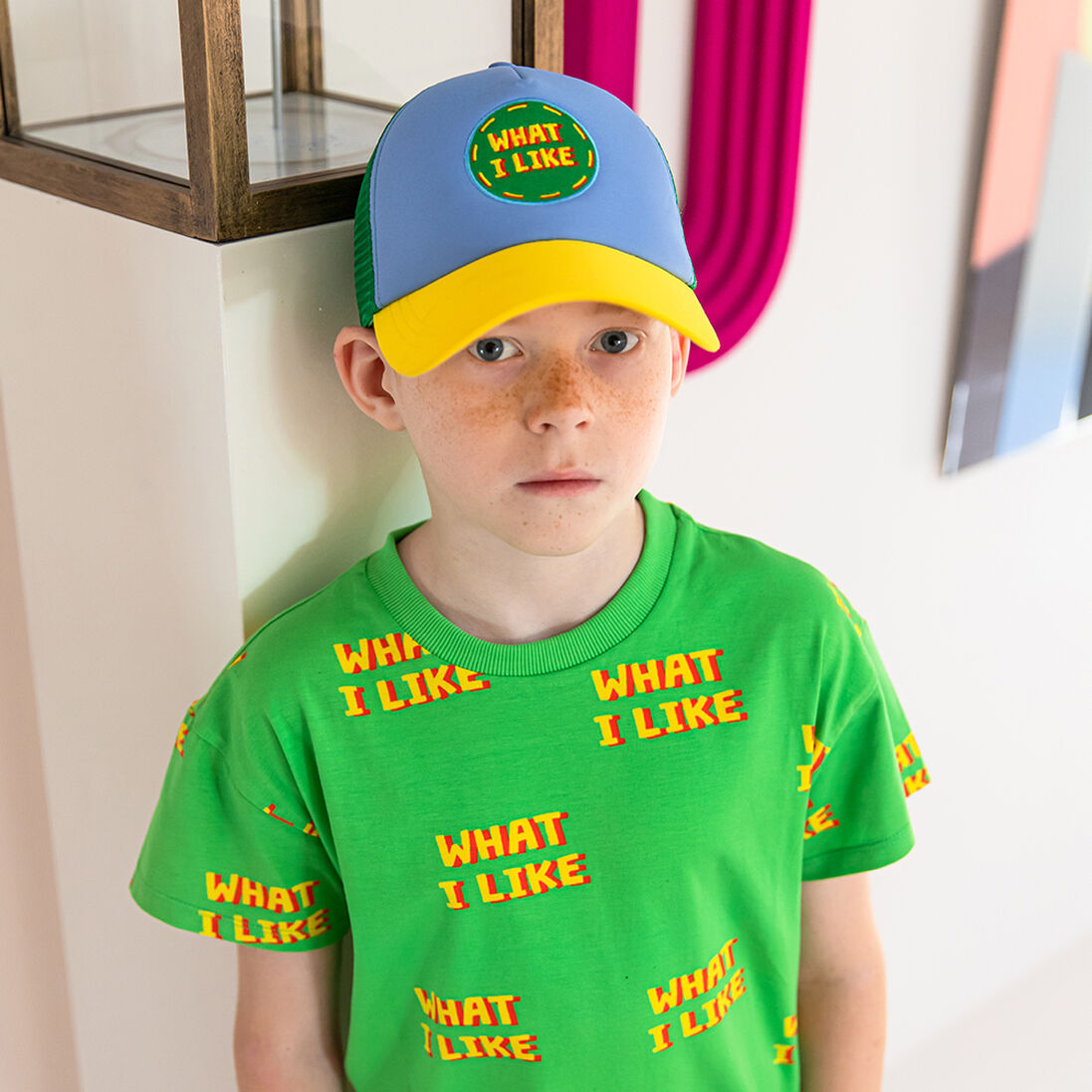 CARLIJNQ groene carlijnq t-shirt what i like - crewneck t-shirt
