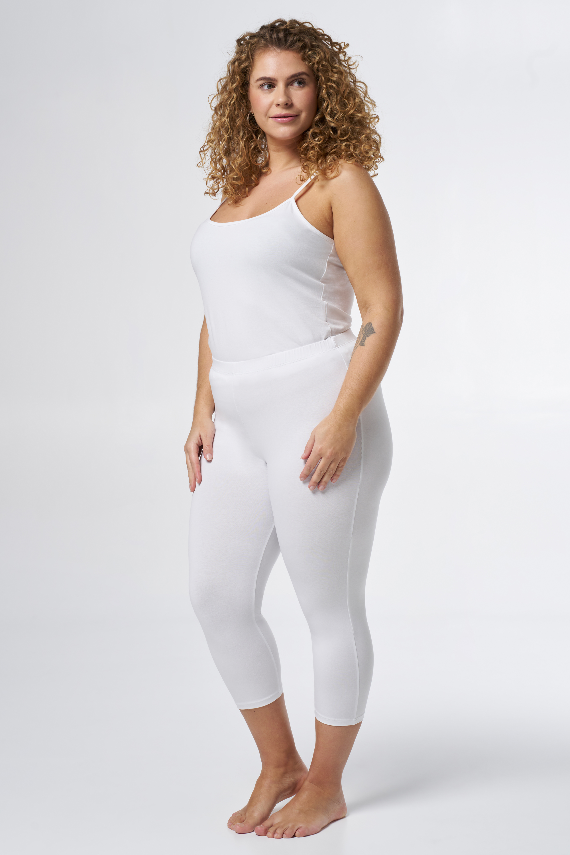Capri legging Wit