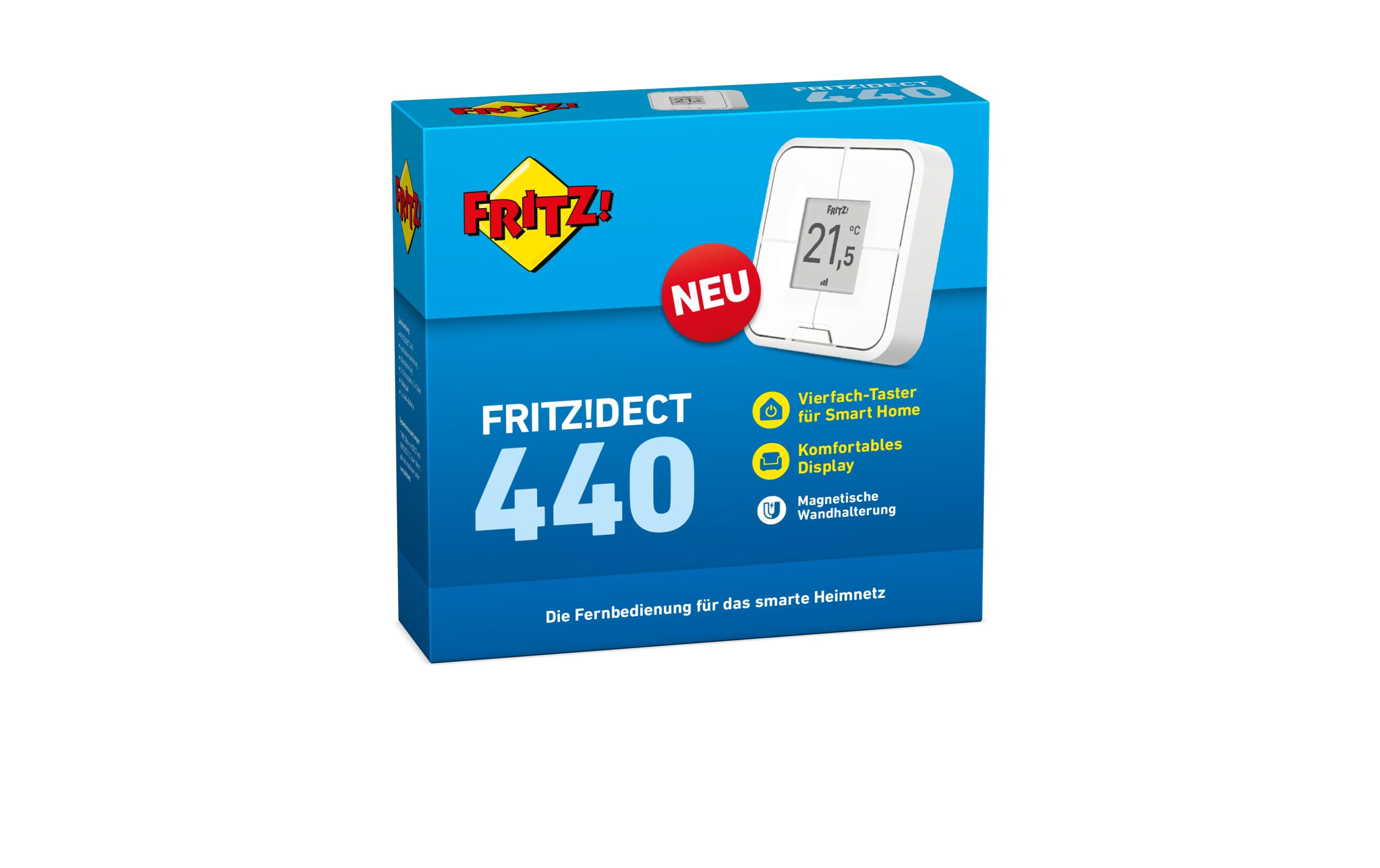 Funk-Display-Wandtaster FRITZ!DECT 440FRITZ!DECT 440