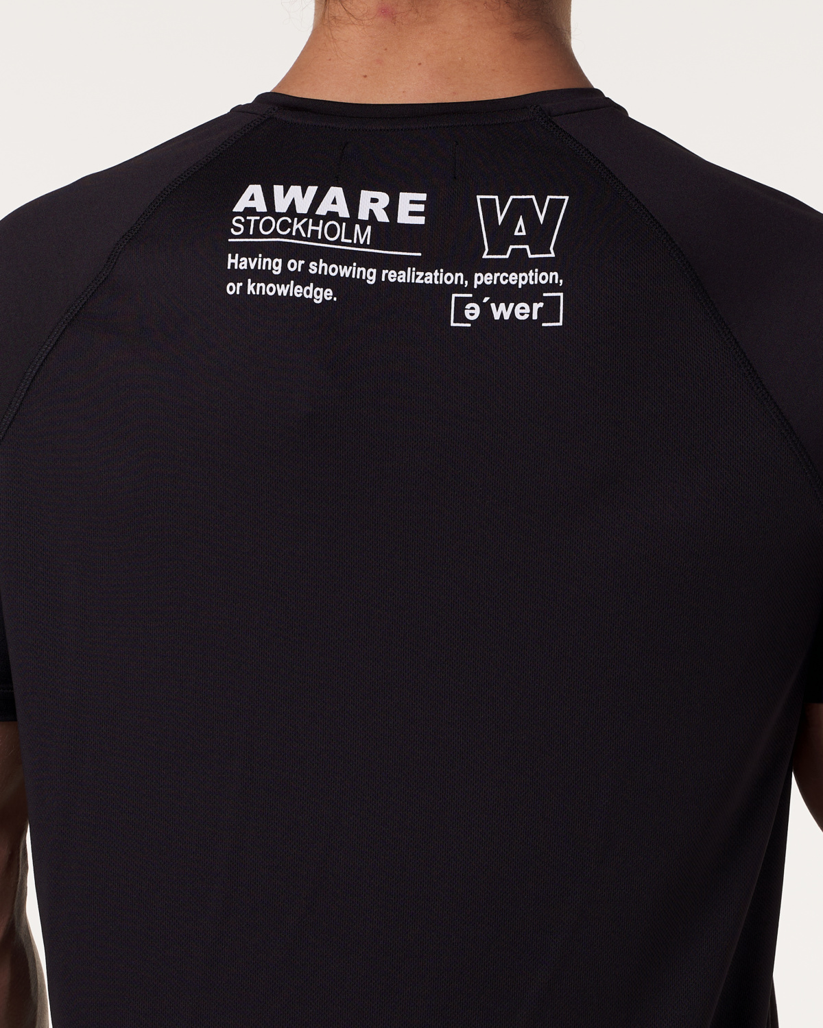 AWARE Performance Tee Black
