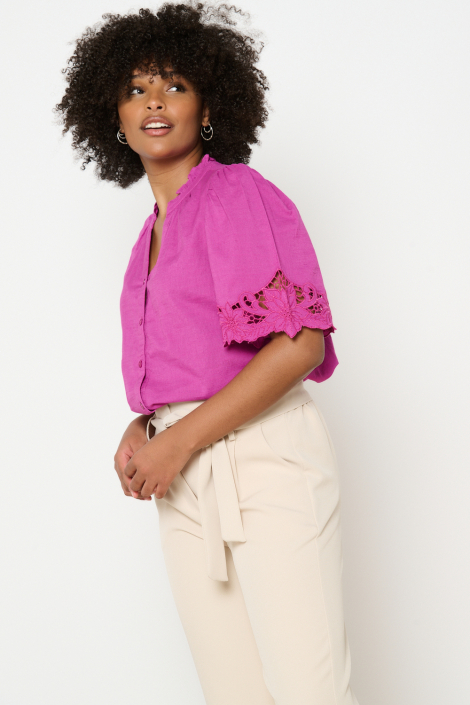 LolaLiza paarse dames blouse