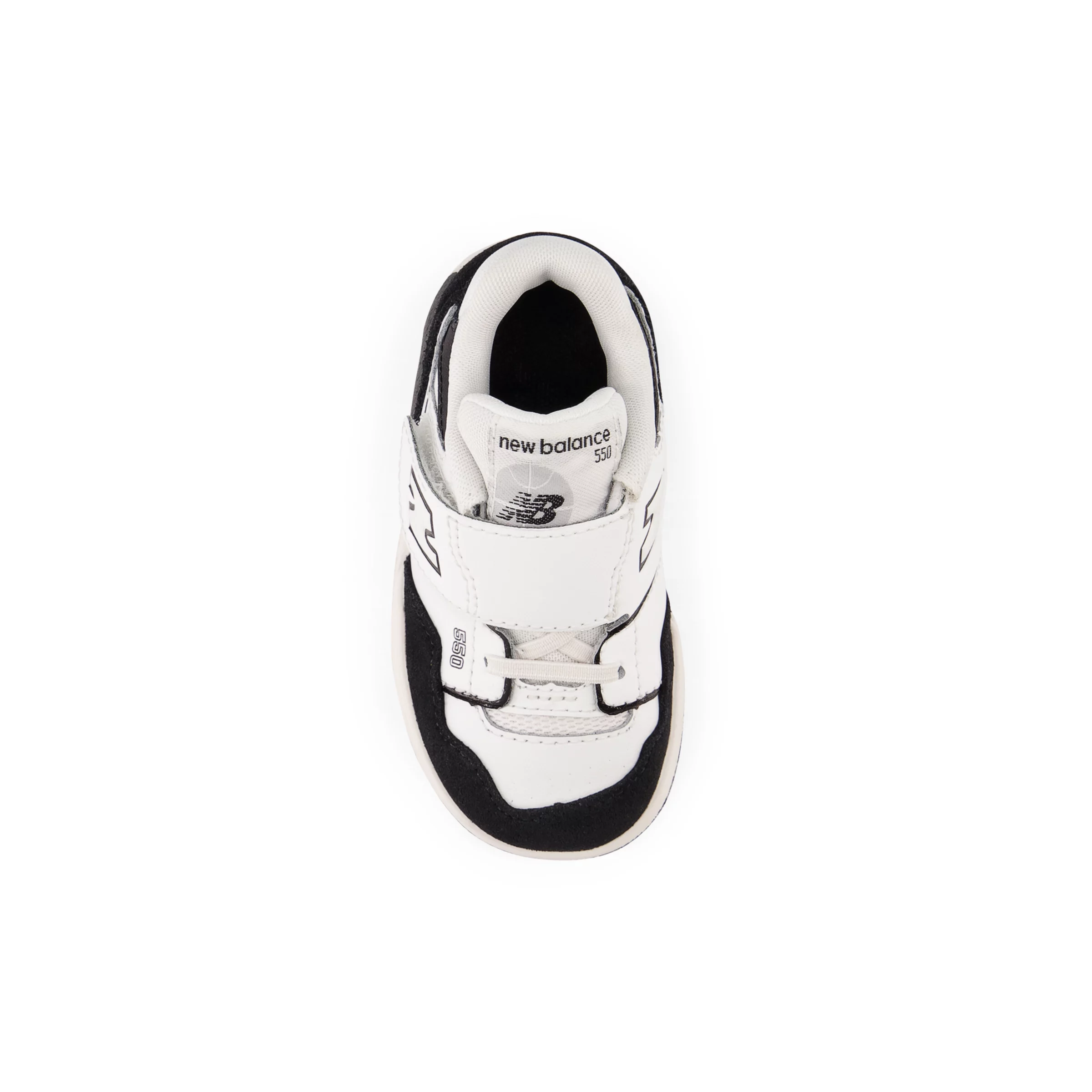 550 Bungee Lace with Top Strap White con black e rain cloud