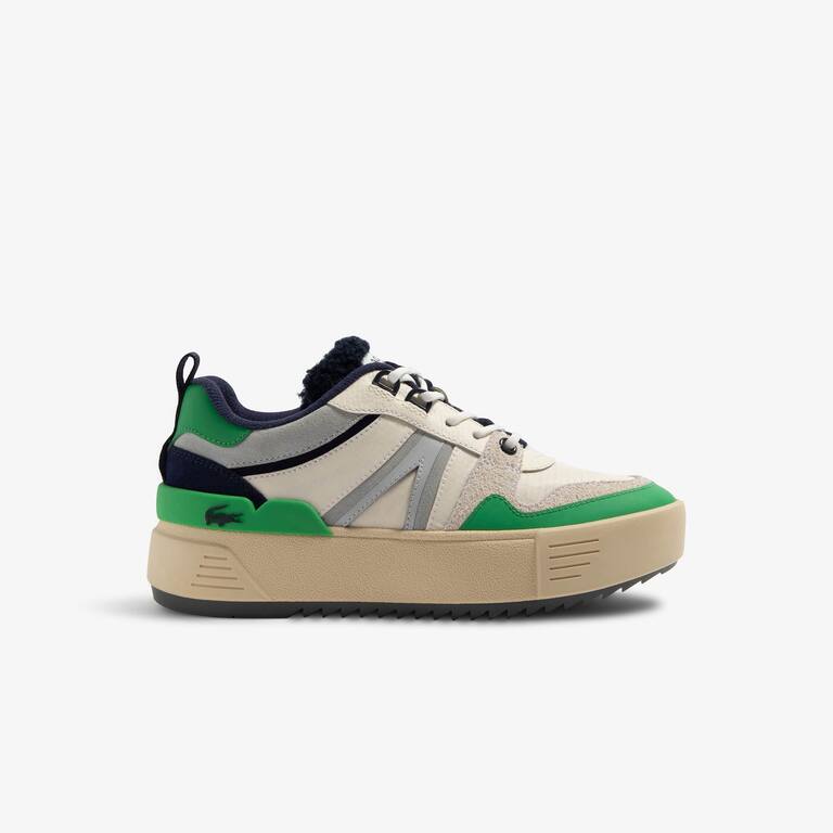 Sneakers Outdoor L002 Winter femme en cuir Outdoor - Blanc - Lacoste - Femme