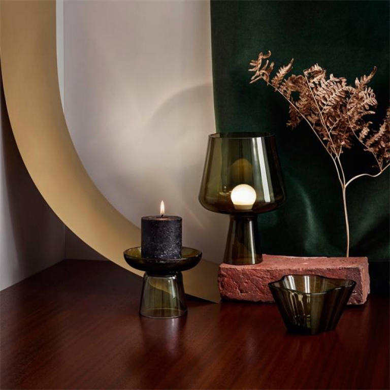 Iittala Leimu tafellamp small grijs