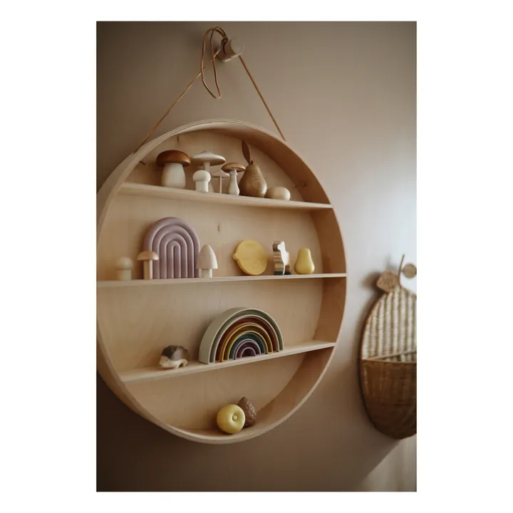 Mushie Arc en ciel à empiler | Beige