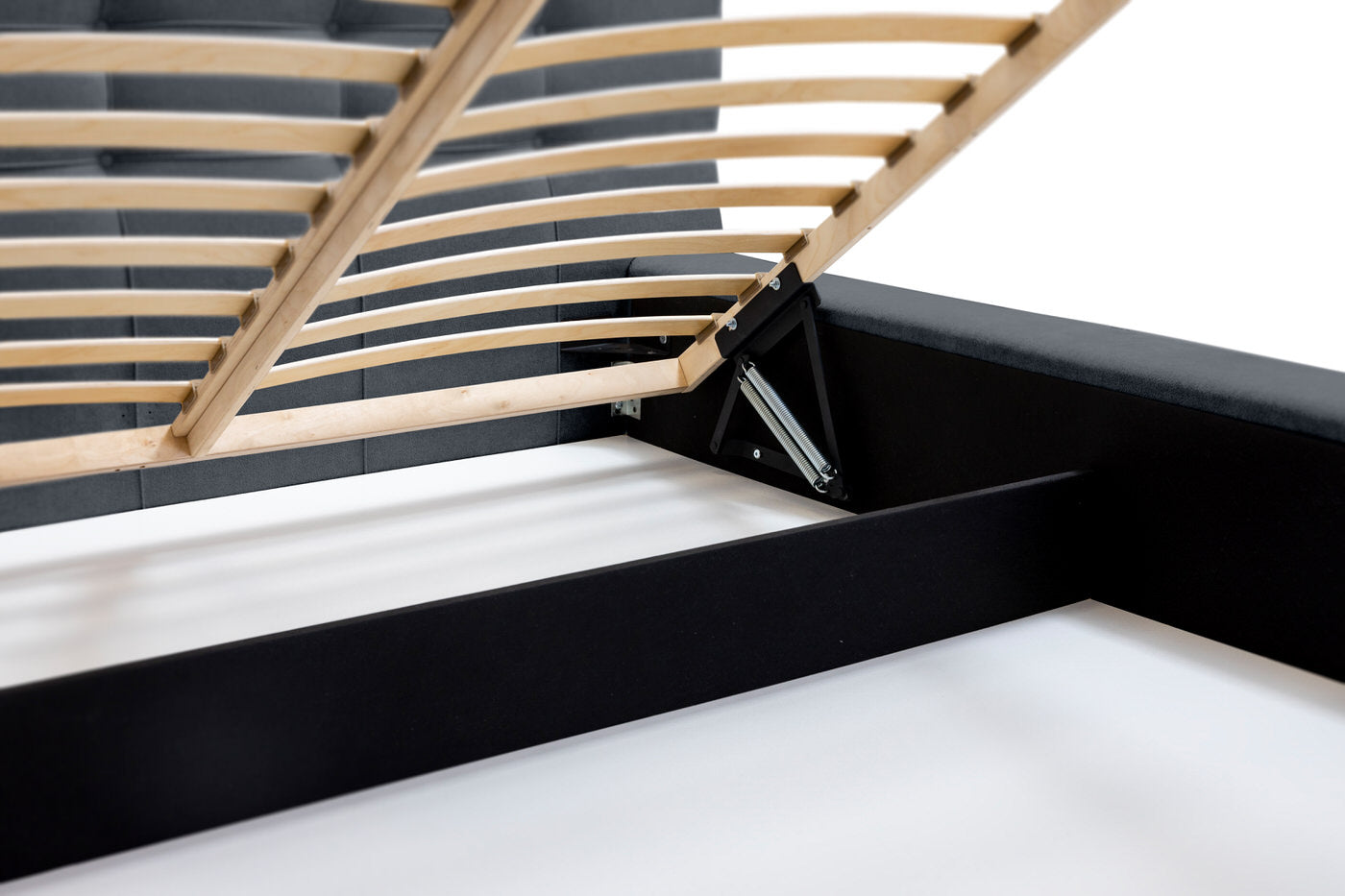 Trae Mobler Grace 140 x 200 cm Gestoffeerd Bed Donkerblauw