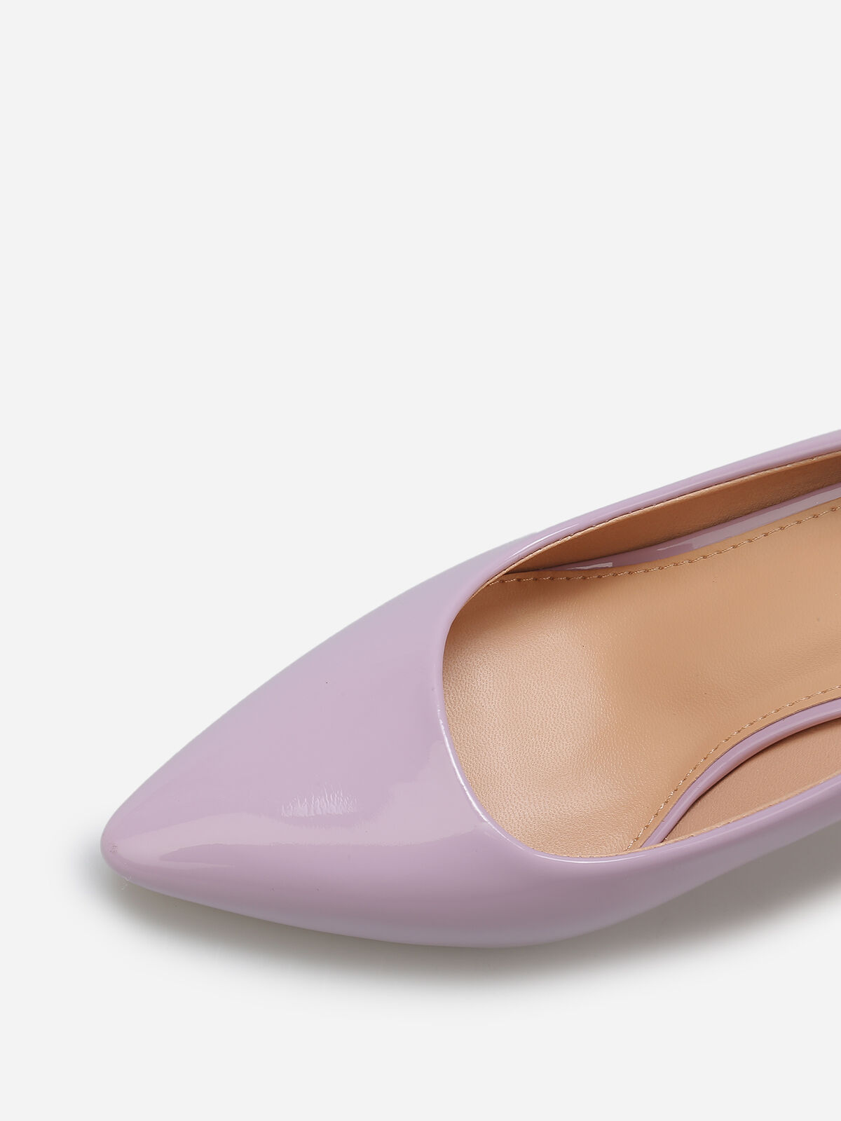 Escarpins vernis à bout pointu- Violet
