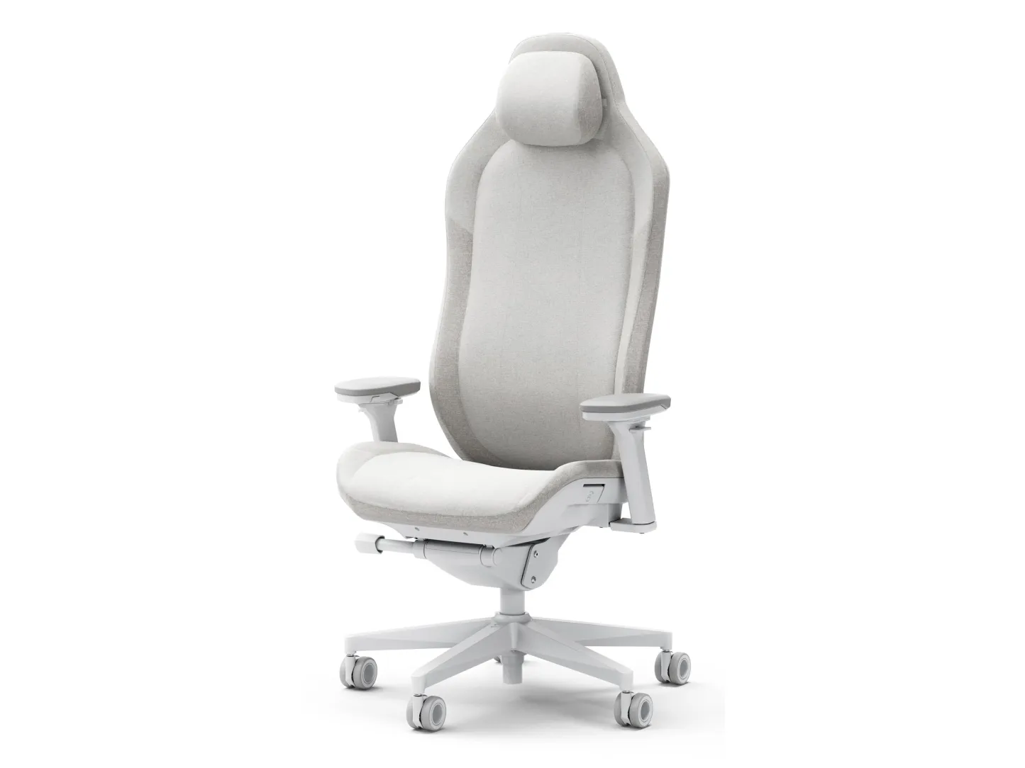 Fractal Design Refine - Spillestol - ergonomisk - lænestol - armstøtter - T-formet - vippe - glass fiber reinforced polyproylene/polyamide - let