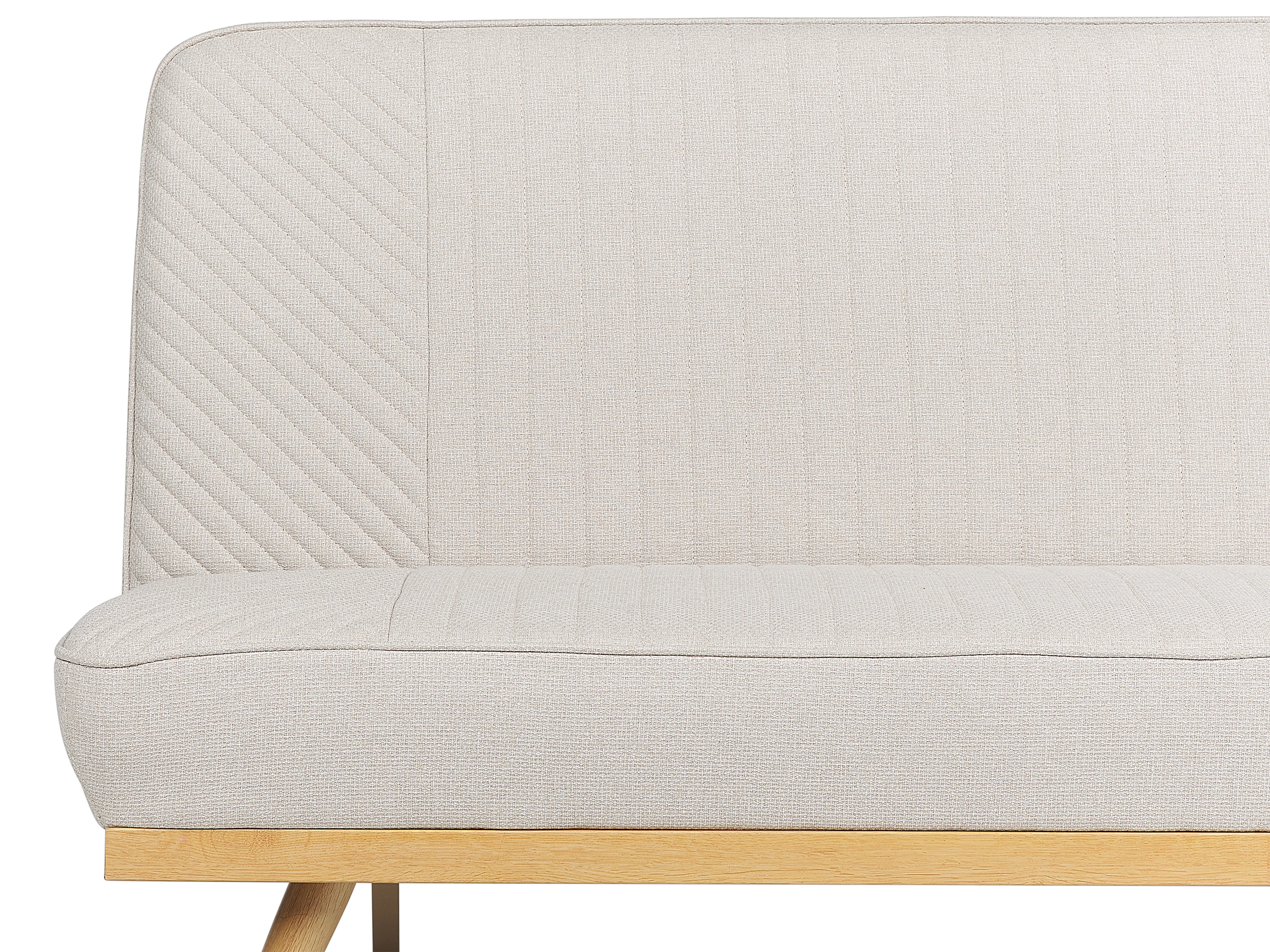 Slaapbank 2-zits KALFAFEL Stof Beige
