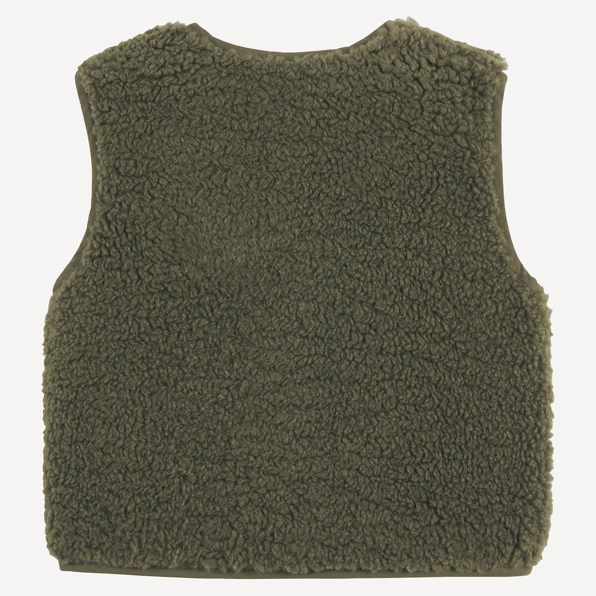 COLEÇÕES LA REDOUTE<br>Cardigã sherpa sem mangas