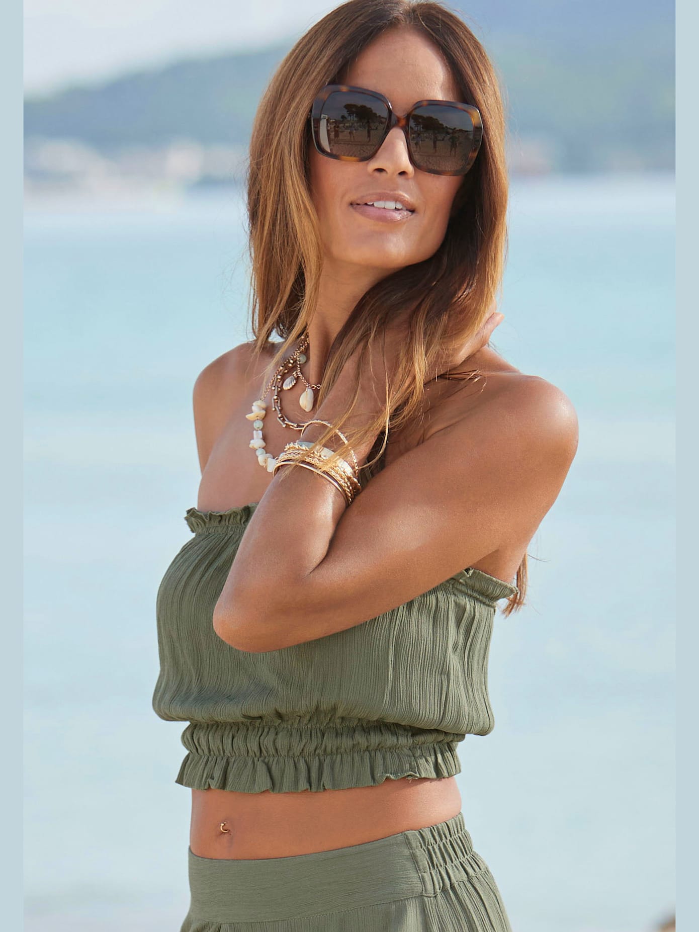 Liquette haut bandeau estival