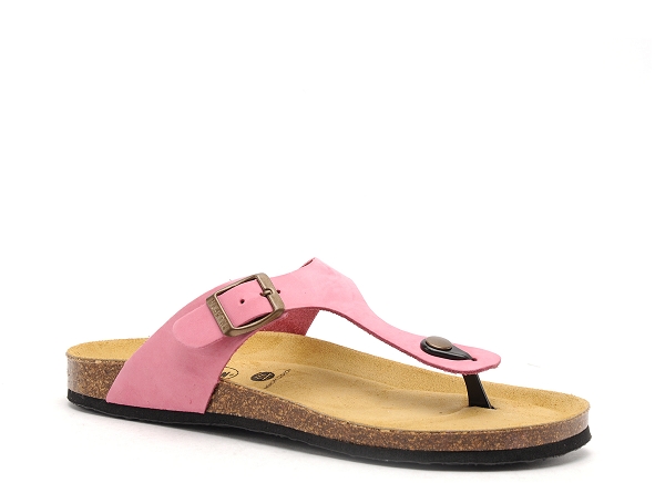 Plakton mules et sabots plats femme bolero rose