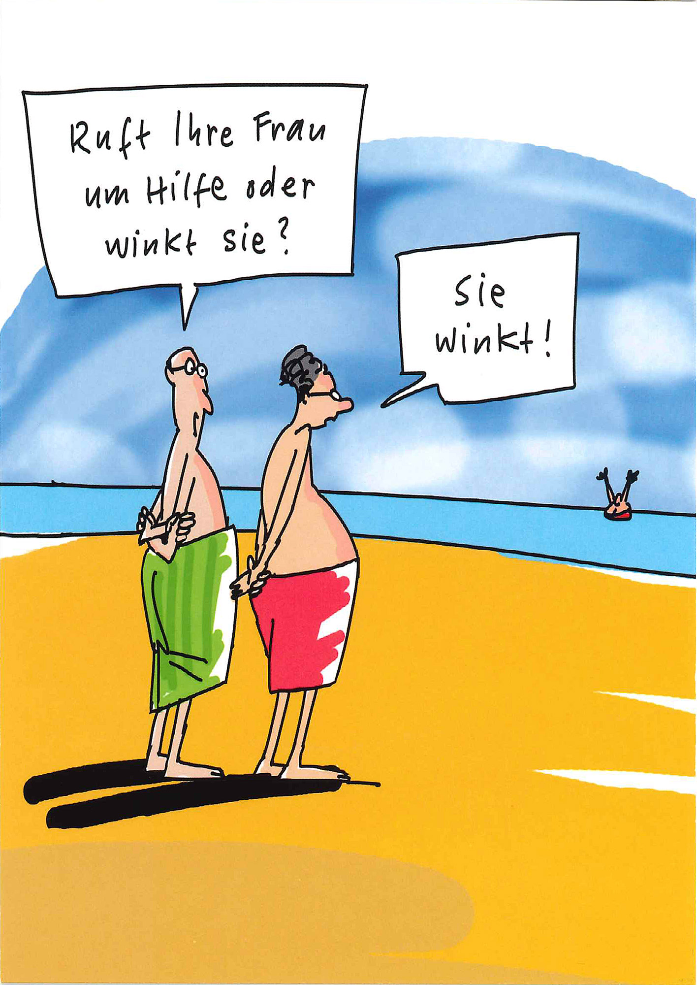 Postkarte 'Hilfe' günstig bestellen