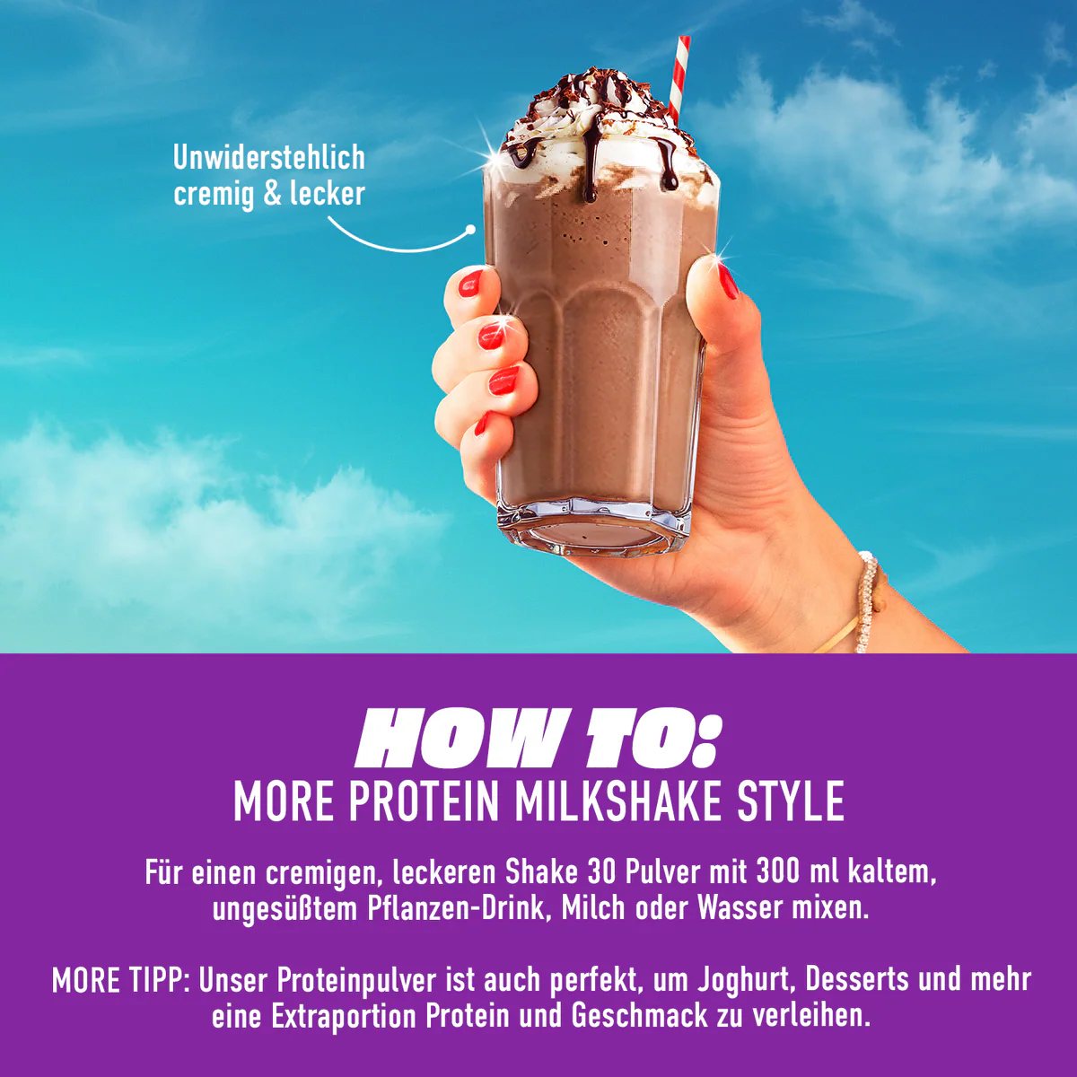 More Protein Milkshake Style