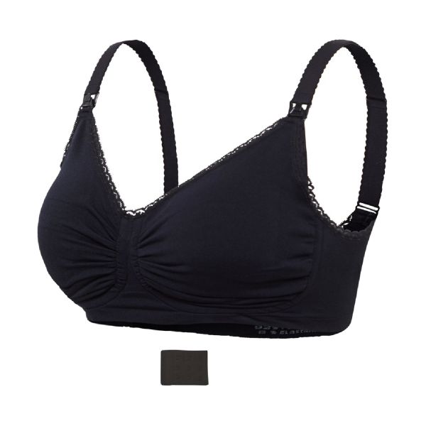 Carriwell Padded Gelbeugel Voedingsbh Zwart