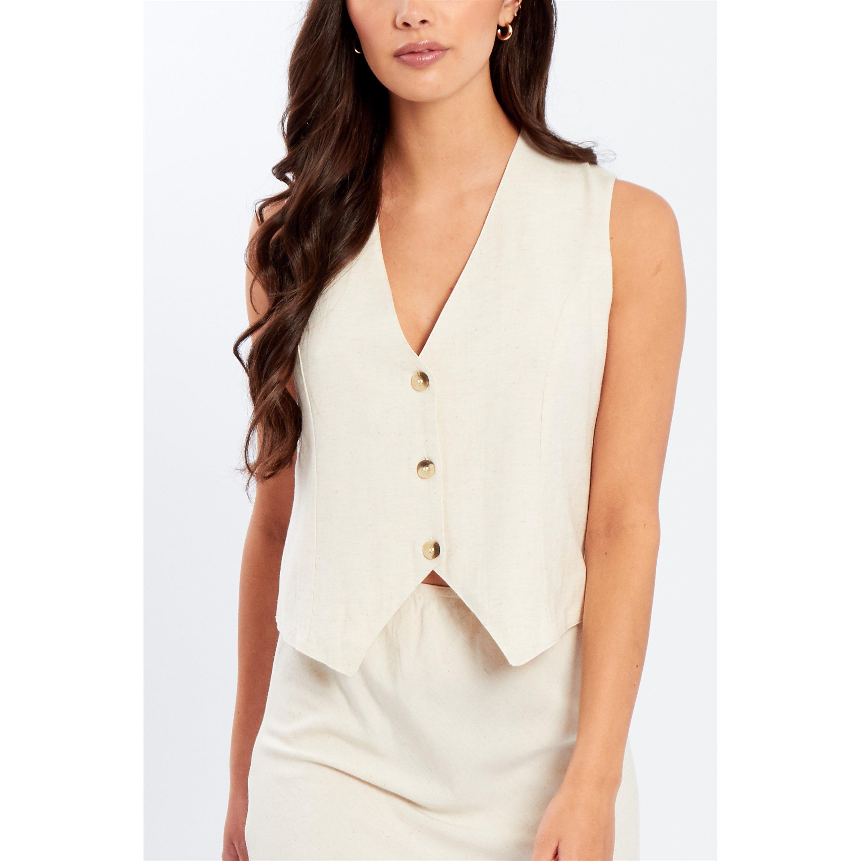Be You Linen Linen Slip Skirt
