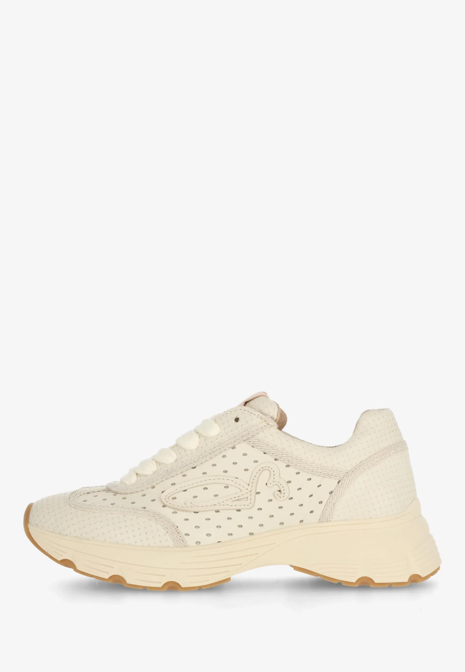 MARIOLA RAFFI Sneaker leather Off White
