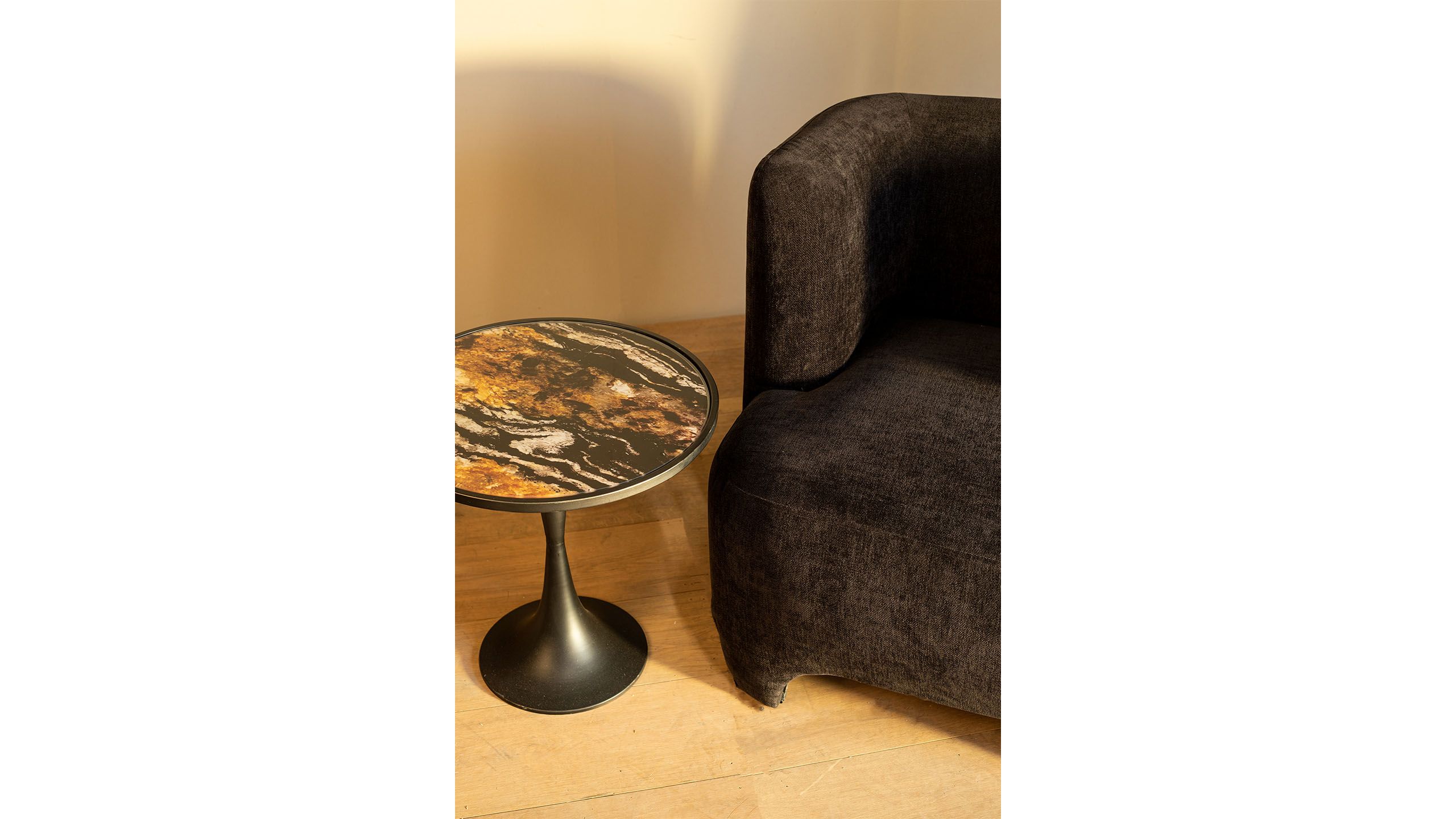 Fauteuil Antraciet 703912 Damin B81 x D78 x H71 cm
