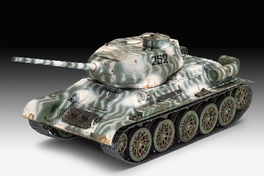 Revell - T-34 Tank Model Byggesæt - 1:35 - Level 4 - 03319