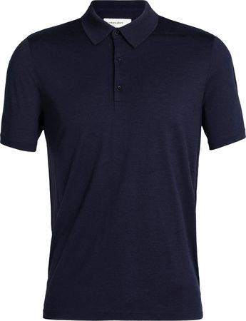TECH LITE II Herren-Merino-Kurzarm-Poloshirt  midnight navy  XXL