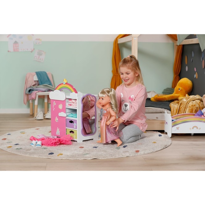 BABY born - Regenbogen Kleiderschrank
