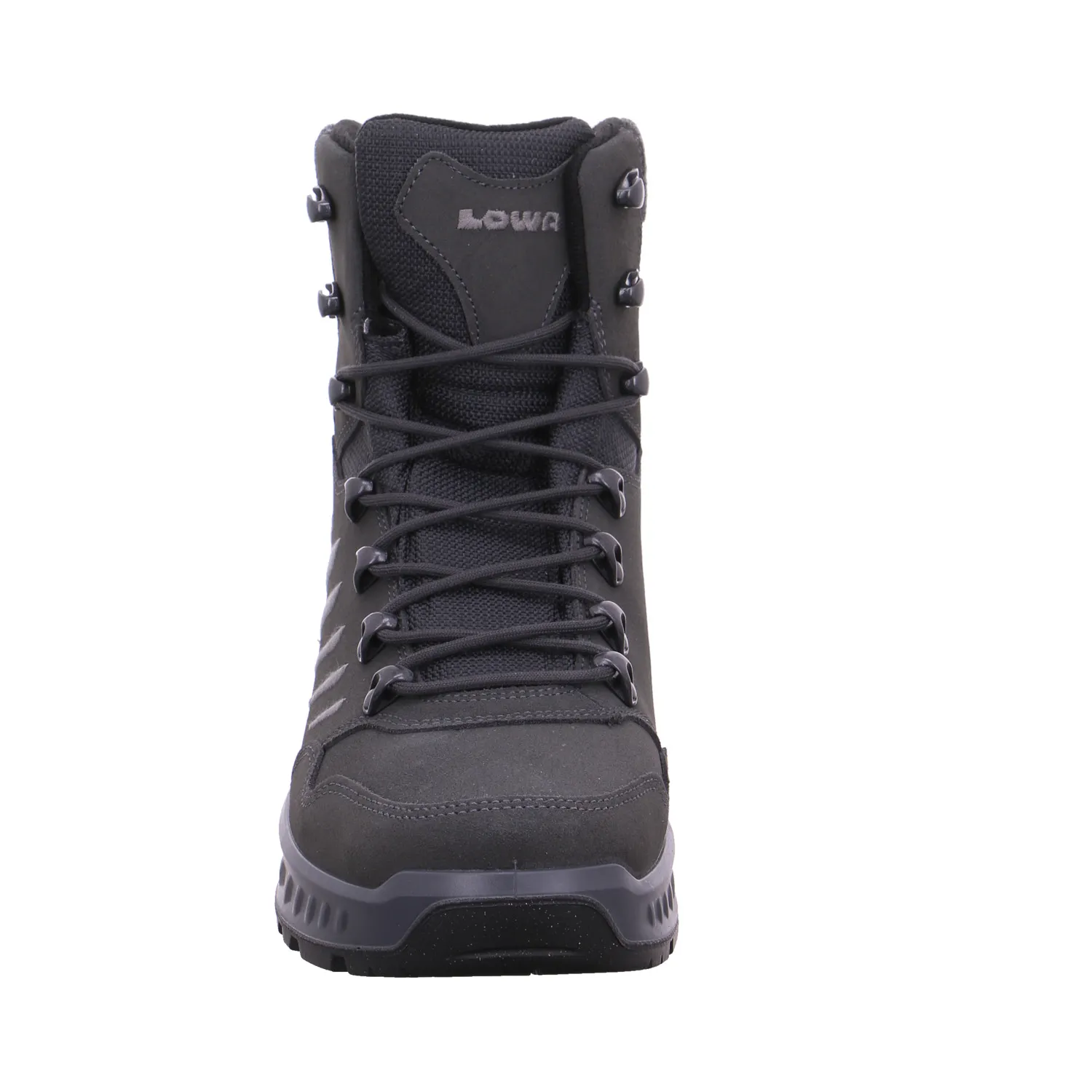 LOWA Snowboots Grau Leder