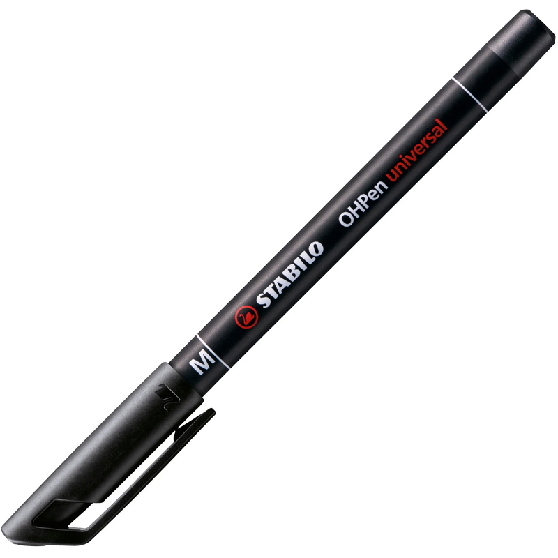 Stabilo Folienschreiber 843, permanent M, schwarz