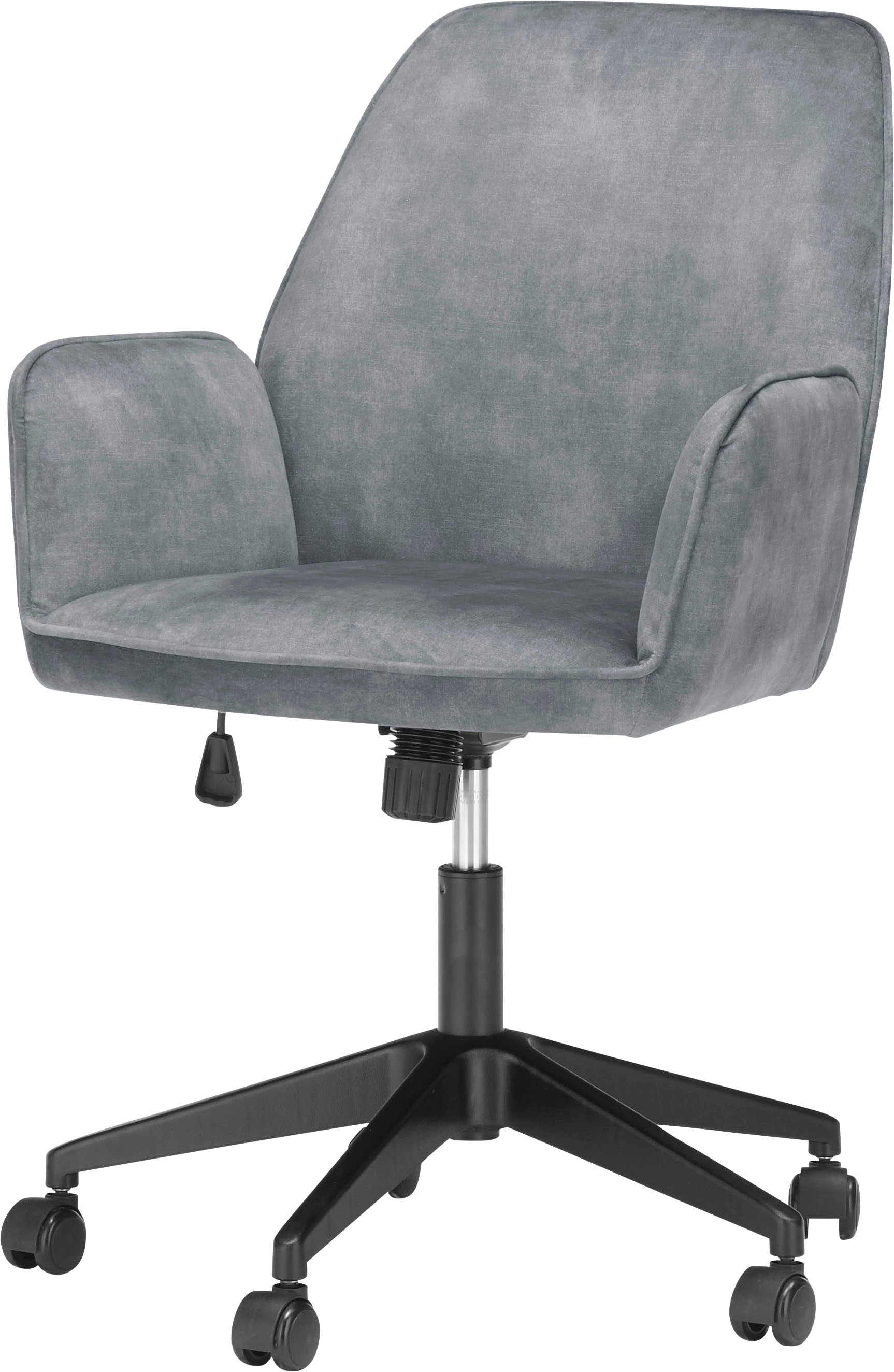 MCA furniture Schreibtischstuhl »O-Ottawa« () Velvet, Bürostuhl mit Komfortsitzhöhe stufenlos verstellbar