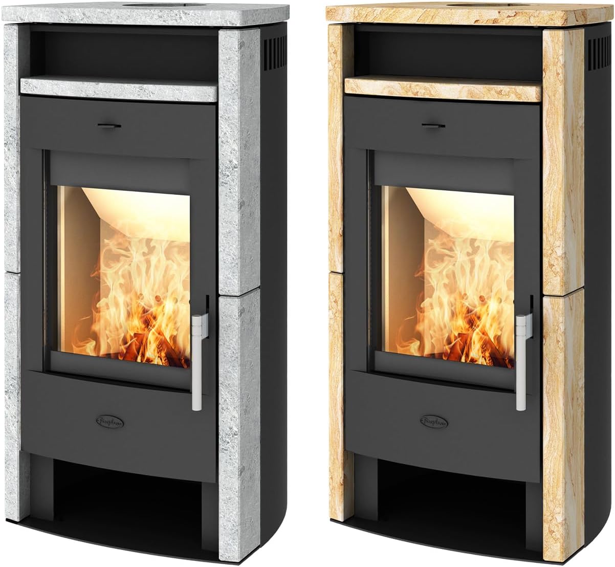 Fireplace E4213 Elite Budapest Kaminofen Sandstein/A+