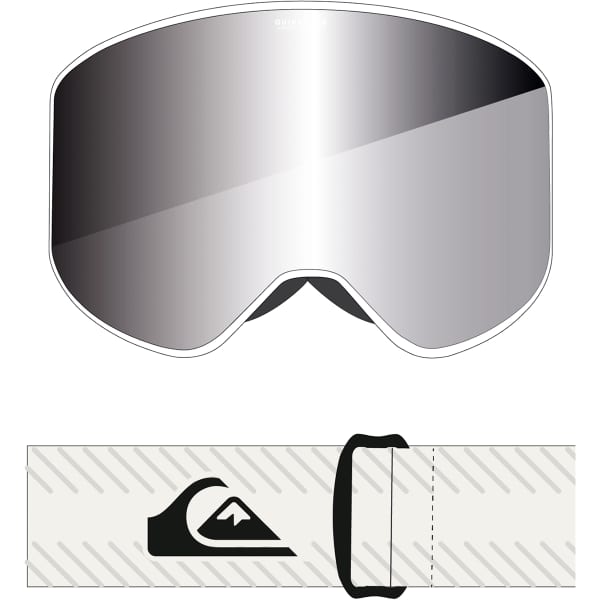 Masque de ski QUIKSILVER STORM SNOW WHITE